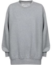 Ame - Hoodies & Sweatvesten ,Grijs ,Leer Ulla Oversized Sweatshirt - Lyst