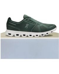 On Shoes - Olivgrüne Laufschuhe Mit Weißer Sohle - Lyst