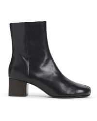 Lemaire - Anatomic 55 Calf Leather Boots-Donna - Lyst