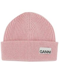 Ganni - Beanies - Lyst