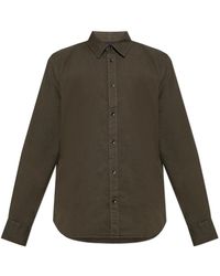 Rag & Bone - Overhemden ,Groen ,Katoen Tomlin Stretch Dobby Shirt - Lyst