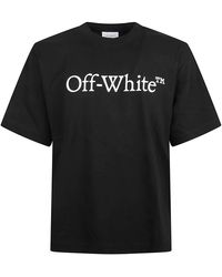 Off-White c/o Virgil Abloh - Big Bookish T-Shirt Cotton Tshirt - Lyst