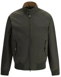 Barbour - Jassen ,Groen ,Katoen Flight Jacket - Lyst