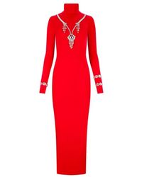 Des Phemmes - Backless Lange Jurk - Lyst