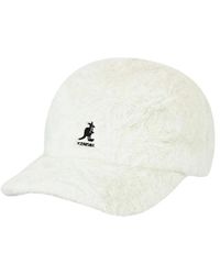 Kangol - Accessoires ,Wit ,Nylon Furgora Spacecap Crèmekleurige Wintermuts - Lyst