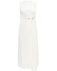 Victoria Beckham Sleeveless Dress - Wit