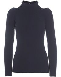 Bitte Kai Rand - Bluse mit cut-out-schulter dark midnight - Lyst