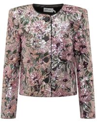 Self-Portrait - Light Jackets - Lyst