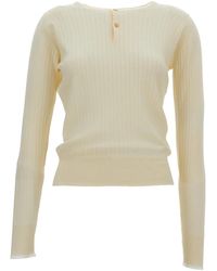 Wales Bonner - Round-Neck Knitwear - Lyst