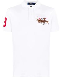 Polo Ralph Lauren - Weißes casual polo shirt für männer - Lyst