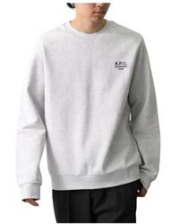 A.P.C. - Rue Madame Crewneck Sweatshirt - Lyst