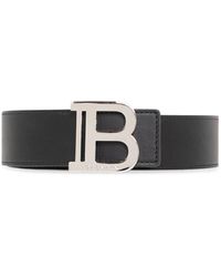 Balmain - Cintura in pelle b-belt - Lyst