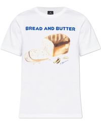 Paul Smith - T-Shirt Met Kleurrijke Print - Lyst