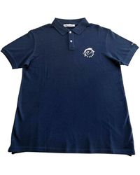 Trussardi - Blaues Baumwoll-Poloshirt Kurzarm - Lyst