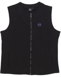 DOLLY NOIRE - Jassen ,Zwart ,Katoen Gastly Evolution Vest Met Rits - Lyst