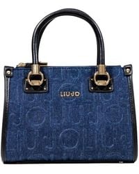 Liu Jo - Blauwe Schoudertas Met Rits - Lyst