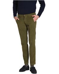 Mason's - Slim Fit Olijf Corduroy Chino Broek - Lyst