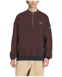 adidas - Equipment Blocked Half-Zip Hoodie - Lyst