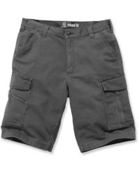 Carhartt - Korte Broeken ,Grijs ,Katoen Rigby Cargo Short - Lyst