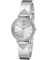 Guess - Luxus tri luxe silber edelstahl uhr - Lyst