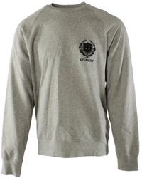 Givenchy - Hoodies & Sweatvesten ,Grijs ,Katoen Slim Fit Sweater - Lyst