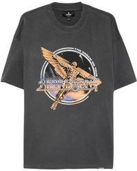 Represent - Tops ,Grijs ,Katoen Golden Tour T-Shirt - Lyst