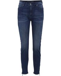 Cro - Jeans ,Blauw ,Denim Magic Fit Denim Broek Donkerblauw - Lyst