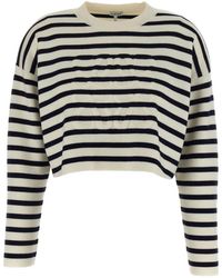 Loewe - Truien & Vesten ,Veelkleurig ,Wol Anagram Sweater - Lyst