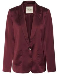 Cream - Jassen ,Bruin ,Leer Blazers - Lyst