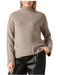 SELECTED - Slfcille Cashmere Blend High Neck Noos - Lyst