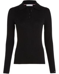 Tommy Hilfiger - Conjunto polo negro para mujer - Lyst