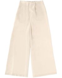 Alysi - Wide Trousers - Lyst