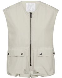 co'couture - Ballonweste blazer in bone - Lyst