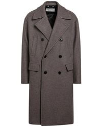 Dries Van Noten - Jassen ,Bruin ,Wol Rascott Jas - Lyst