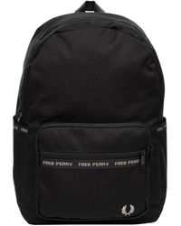 Fred Perry - Einfacher logo rucksack mit reißverschluss - Lyst