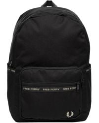 Fred Perry - Einfacher logo rucksack mit reißverschluss - Lyst