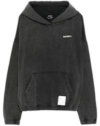 Satisfy - Hoodies & Sweatvesten ,Grijs ,Katoen Soft Cell Hoodie - Lyst