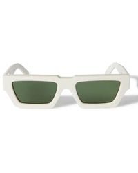 Off-White c/o Virgil Abloh - Manchester Sonnenbrille Grüne Linse - Lyst