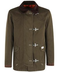 Fay - Jassen ,Groen ,Katoen 4 Hooks Archive Jacket - Lyst