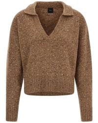 Pinko - V-Neck Knitwear - Lyst