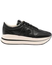 Premiata - Schoenen ,Zwart ,Leer Bethcoin Platform Leren Sneakers - Lyst