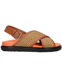 Marni - Flat Sandals - Lyst