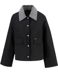 Barbour - Jassen ,Zwart ,Polyester Light Jacket - Lyst