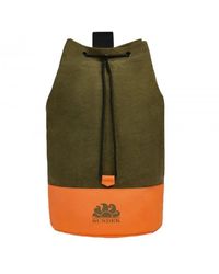 Sundek - Farbblock Baumwoll-Schultertasche - Lyst