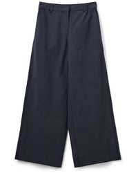 Sofie Schnoor - Broeken ,Blauw Straight-Leg Broek - Lyst