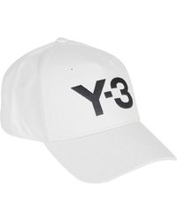 Y-3 - Accessoires ,Wit ,Logo Cap - Lyst