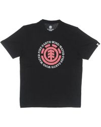 Element - Schwarzes flint streetwear tee - Lyst