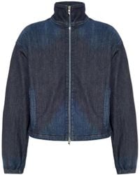 DIESEL - Jassen ,Blauw ,Denim Denim Jacket De-Sanderz - Lyst