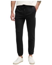 ARMANI EXCHANGE - Broeken ,Zwart ,Katoen Diagonal Trainingsbroeken - Lyst
