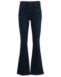 Mother - Fray flare jeans - Lyst